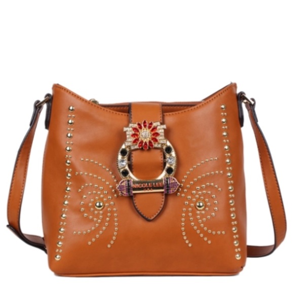 Nicole Lee Handbags - 🌟SALE🌟Bedazzled Buckle Crossbody Bag